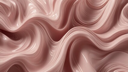 Translucent Waves Organic Texture Pattern in Soft Rose and Blush Pink