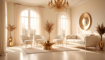 Photo interior modern design room 3d illustration