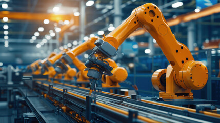 Industrial robots performing precision tasks