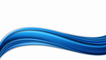 blue curved border header and footer