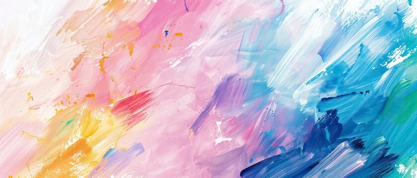 abstract artistic wallpaper background with light colored brush strokes