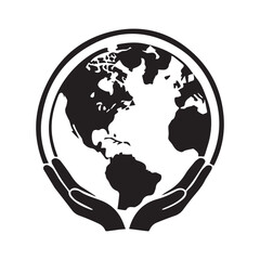 Humanitarian Icons for World Humanitarian Day With White Background