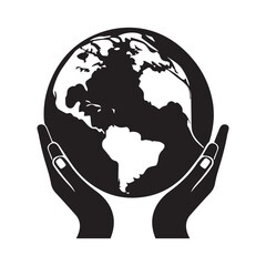 Humanitarian Icons for World Humanitarian Day With White Background