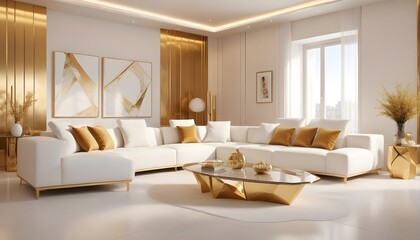 Photo interior modern design room 3d illustration