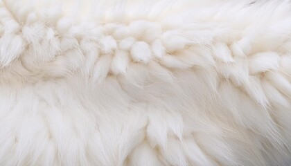 white natural sheep wool background closeup plush cotton light cream texture of fluffy fur warm and cozy fleece natural organic textile or material