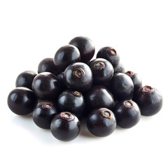 Fototapeta premium Acai berries isolated on white background