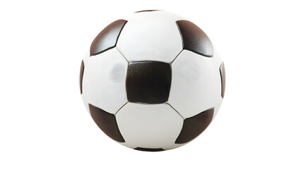 Soccer ball isolated on a white background with full depth of field, high detail