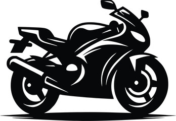 Obraz premium motorcycle sport bike silhouette