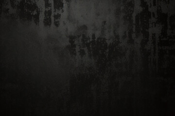 Fototapeta premium Fondo nero del muro di pietra di cemento strutturato di lerciume nero scuro