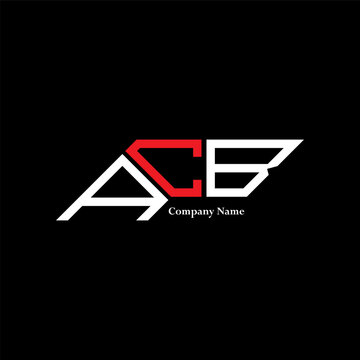 ACB logo design, ACB simple and modern logo. ACB luxurious alphabet design