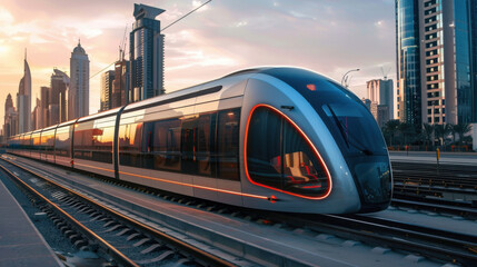 Naklejka premium Next-generation public transport systems