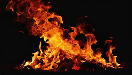 Fototapeta premium fire flames