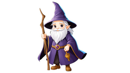 Wizard In Cute Kawaii 