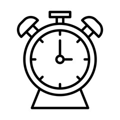 Alarm line icon