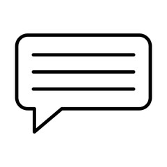 Message line icon