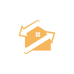 Home renovation and flip house logo