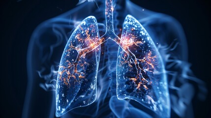 3D Rendering of Human Lungs