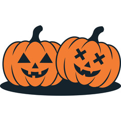 Halloween Pumpkins Illustration