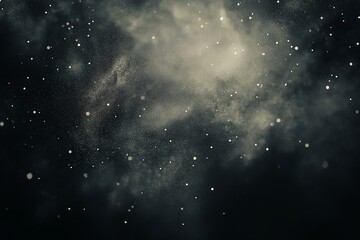 Obraz premium A dark sky with a lot of stars and a lot of dust. Grunge texture, overlay texture.