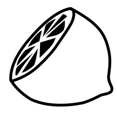Lemon Doodle Illustration 