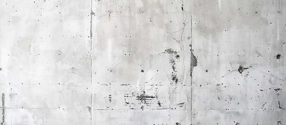 Poster White textured concrete wall creating a sophisticated backdrop with a textured effect ideal for a copy space image