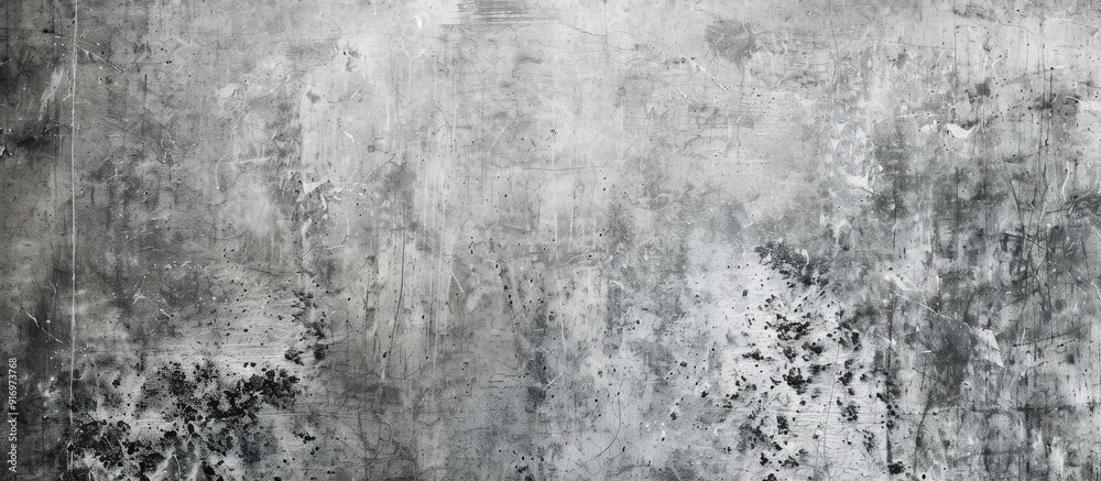 Poster Textured gray concrete and cement wall background with copy space image