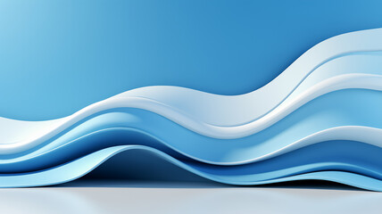 Obraz premium Nice waves. Wave. Dynamic Flowing background. Smooth blue wave abstract background with flowing lines and a soft, artistic design