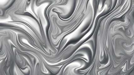 Obraz premium silver ink liquid background 