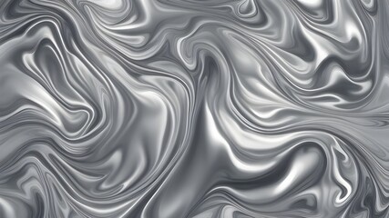 Obraz premium silver ink liquid background 