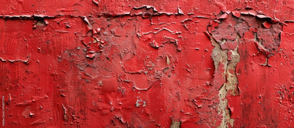 Aufkleber texture of a red wall providing a background with ample space for a copy paste image