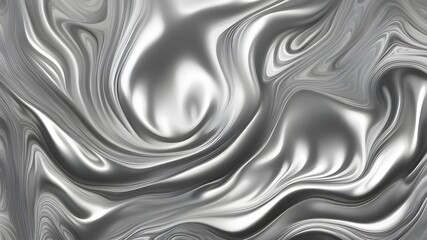 Obraz premium silver ink liquid background 