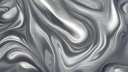 Obraz premium silver ink liquid background 