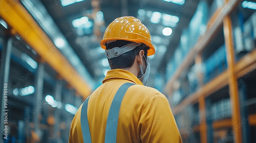 Poster engineer team  full skill quality for maintenance and training  in industry factory worker  warehouse Workshop for factory operators mechanical engineering team production : Generative AI