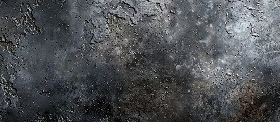 Texture of rough dark concrete providing background for design with copy space image