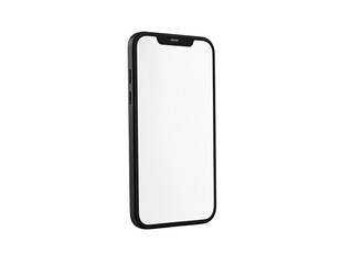 Blank mobile phone screen mockup