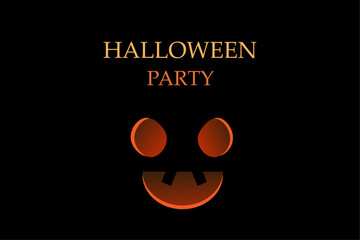 Spooky Halloween party invitation banner design.
