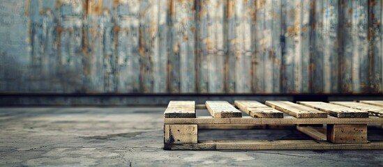 Obraz premium Pallet with ample copy space image