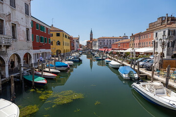 Main canal in Chioggia, Italy