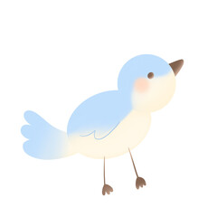 cute blue bird clip art