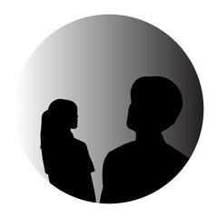 Silhouette People Illustration