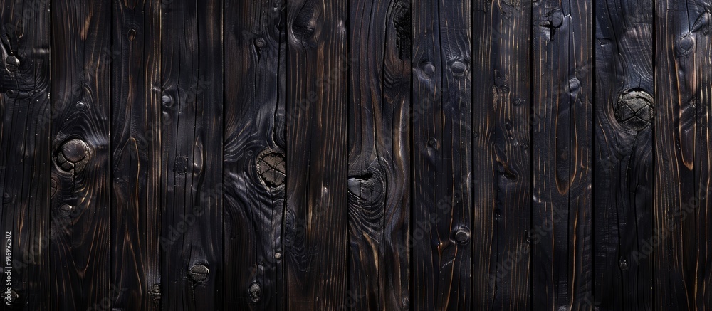 Canvas Prints Old natural patterned dark wood texture providing a backdrop for graphic design with copy space image