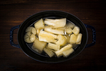 Macaxeira cozida - gastronomia regional