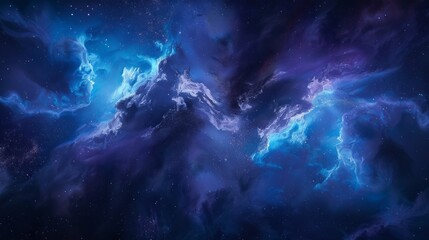 Fototapeta premium Galactic Abstract: Stellar Space Design