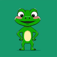 Obraz premium frog cartoon