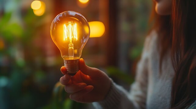 Man change a new electric bulb open air conditioning 25 degrees make a home more energy efficient Home appliance energy efficient Household equipment and energy class chart Power savin : Generative AI