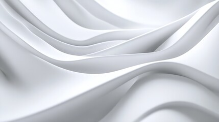 Minimalist Abstract White Studio Background Design : Generative AI