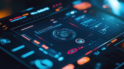 Obraz premium Futuristic Interface Design