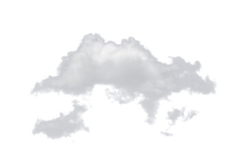 white cloud on white background