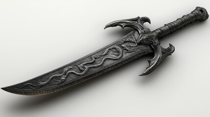 Obraz premium ドラゴンをモチーフにした剣