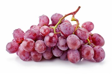 Fototapeta premium grapes white background